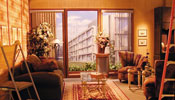 Set with Window and Backdrop